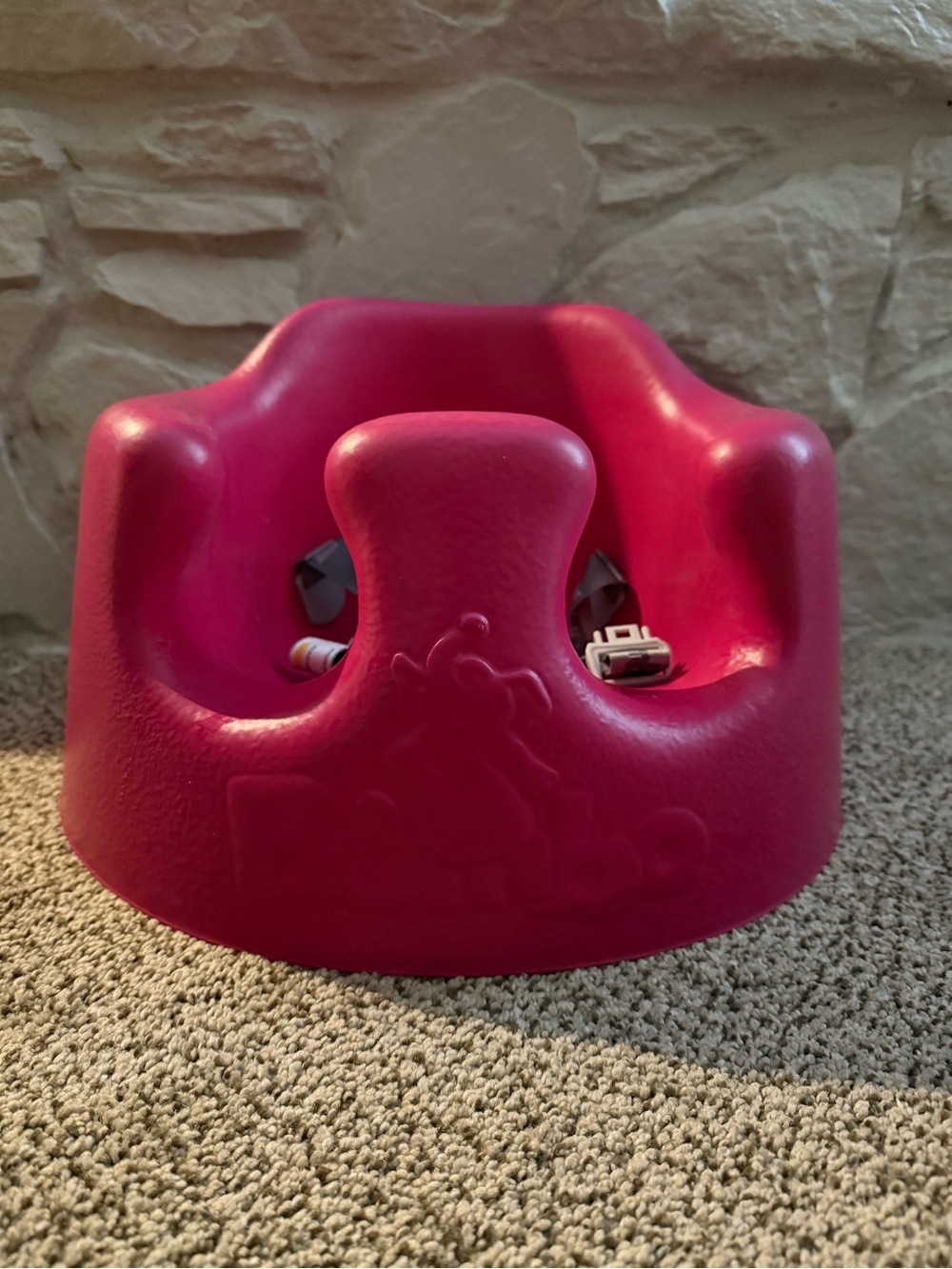 Baby Floor Seat - Pink Bumbo Seat